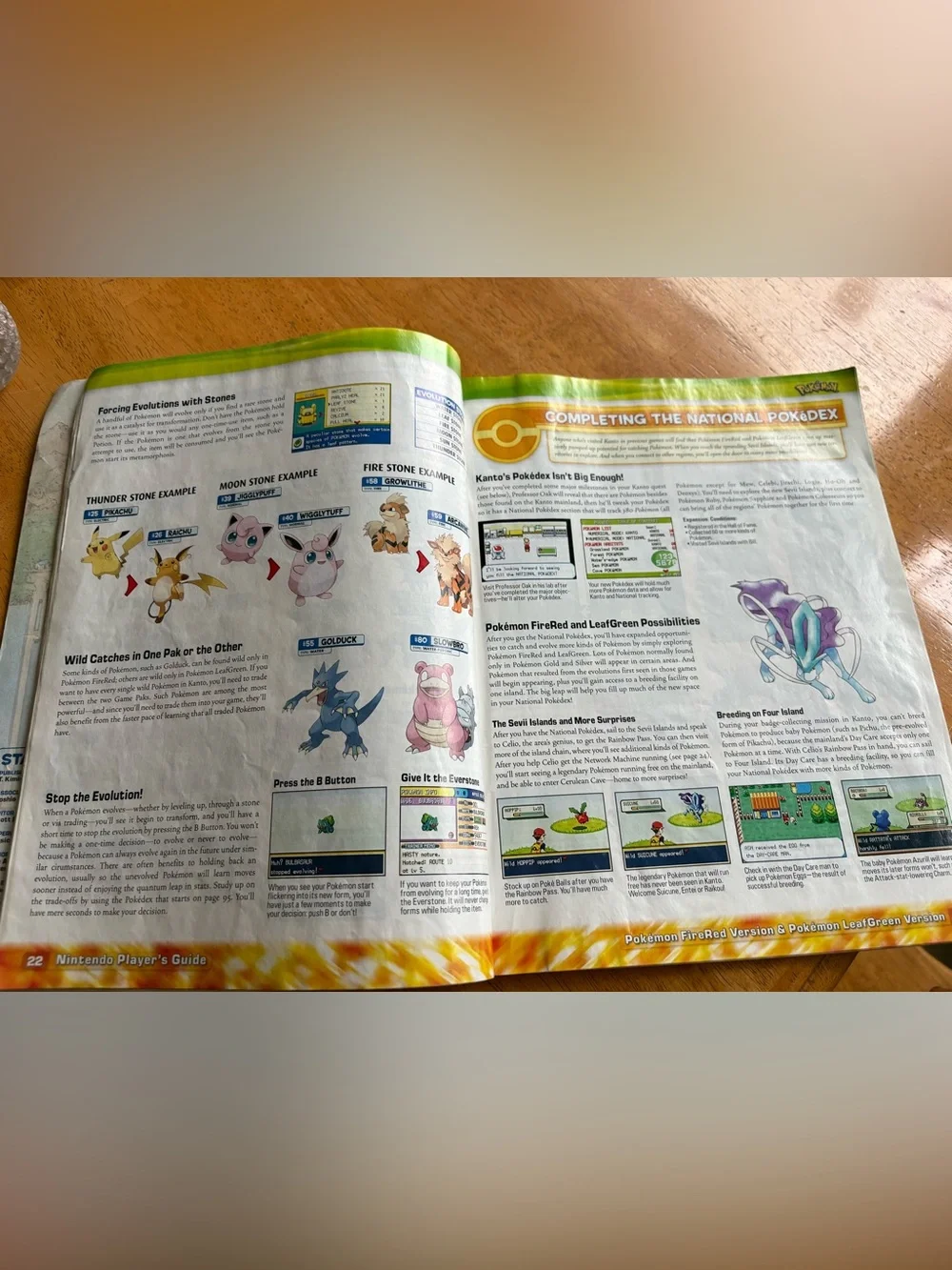 Vintage Original Pokemon FireRed & LeafGreen Official Player's Guide 2004
